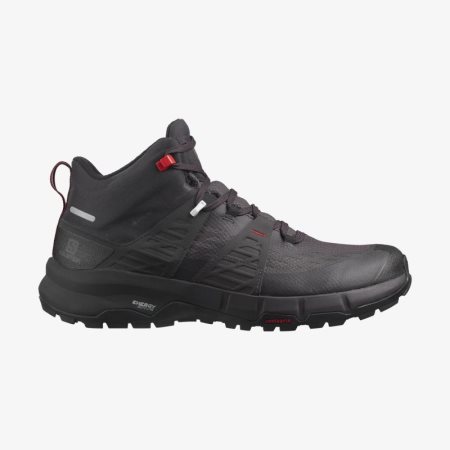 Salomon ODYSSEY MID GTX Mens Hiking Boots Chocolate UK JGDM